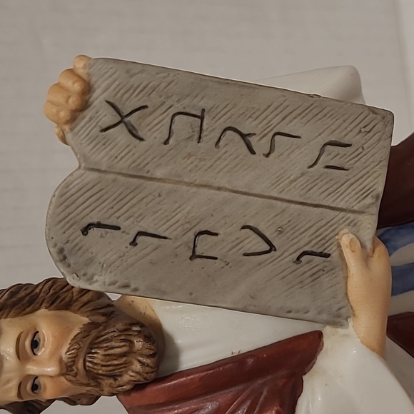 Vintage Homco Moses and The Ten Commandments  Figurine - Picture 3 of 16